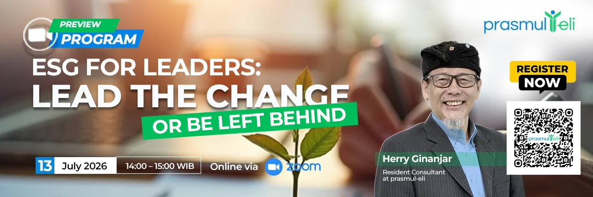 ESG for Leaders: Lead the Change or be left behind